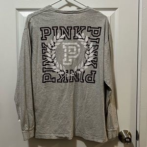 Victoria’s Secret PINK Long Sleeve Tee with Breast Pocket